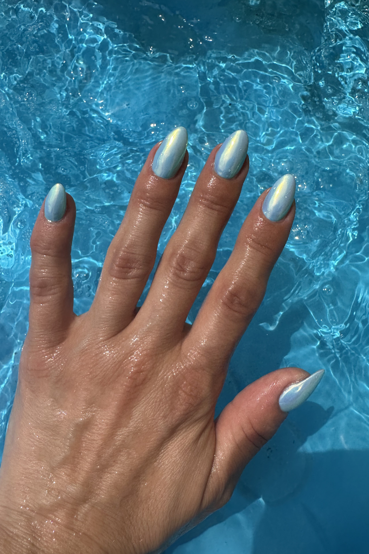 Glazed Blue Look – Gel Polish Look von Nailster, Bild 2