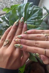 Gilded Green Look