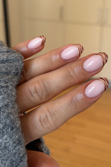 Brown Ripple Look