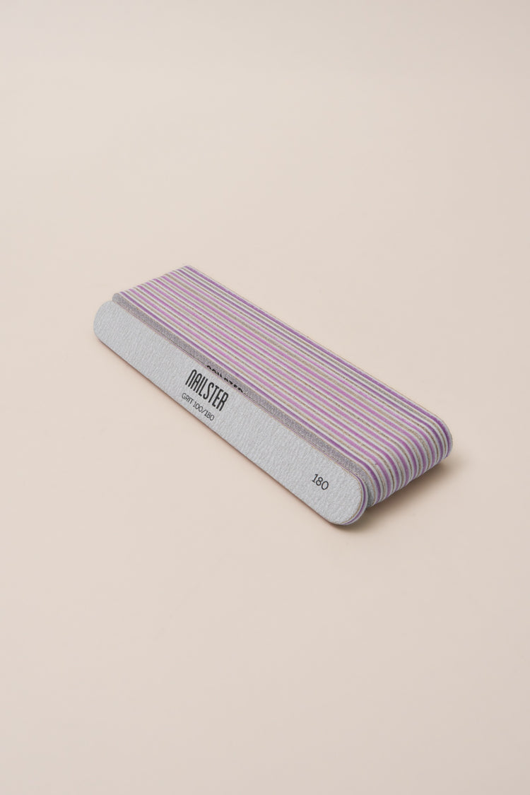 Narrow Nail File - 100/180 - 10 pcs.