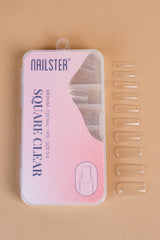 Square Medium Clear Tips