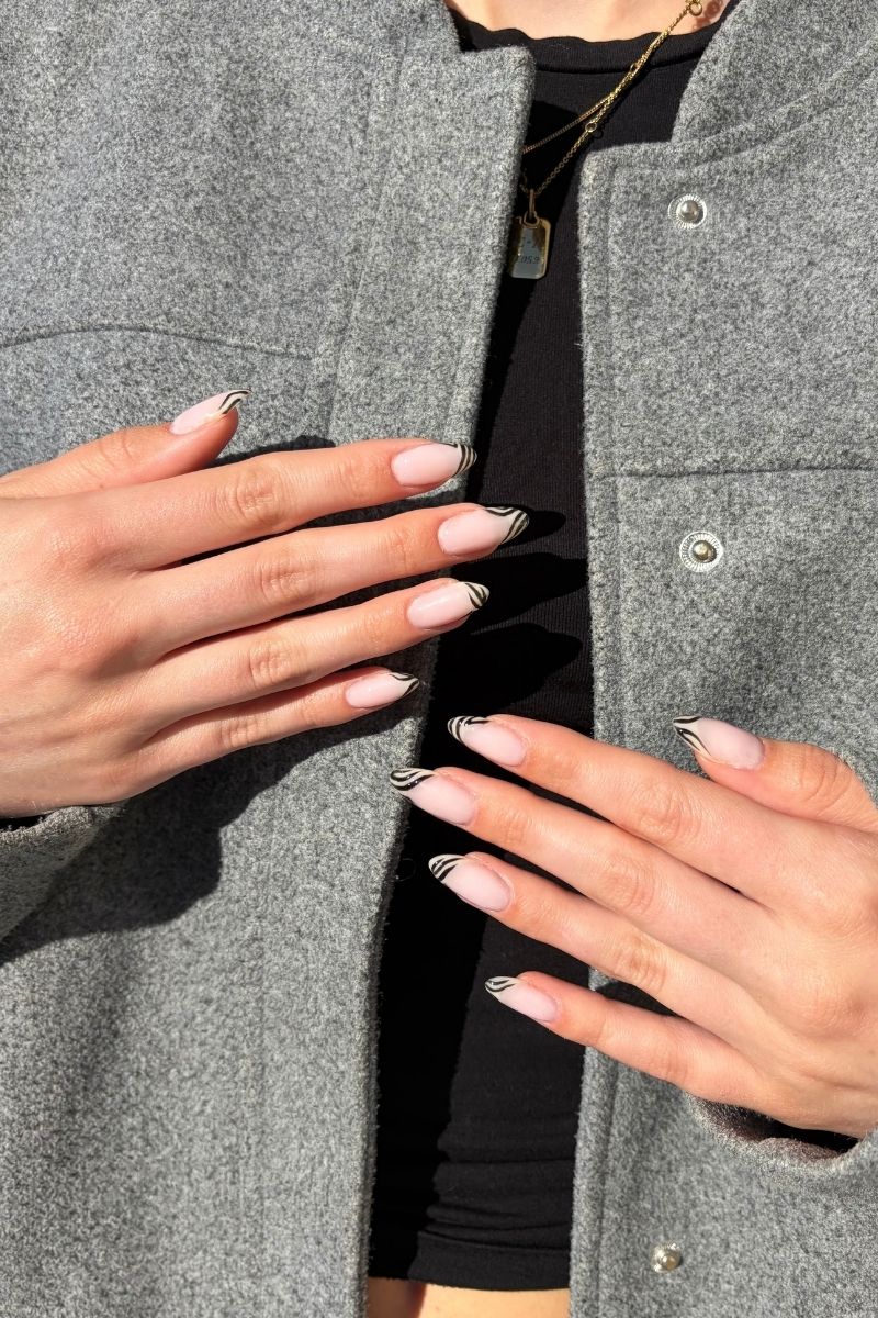 Zebra Tips Look