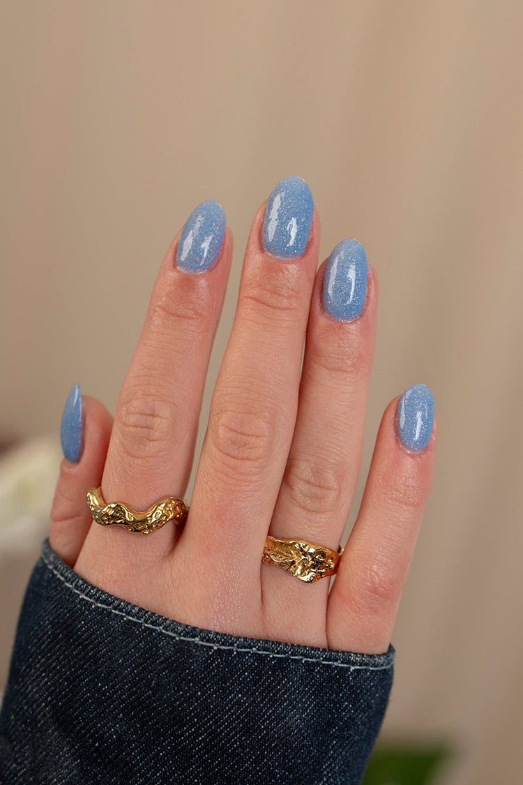 Blue Ice Glitter · 444 – Gel Polish von Nailster, Bild 3