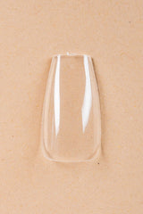 5 x Coffin/Ballerina Medium Clear Tips