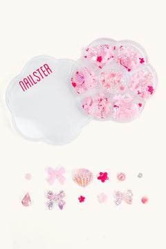 Nail Charms - Pink Bows
