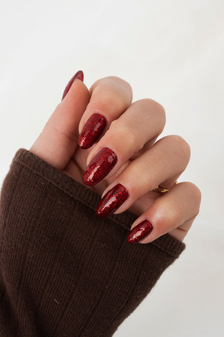 Red Glitter · 441 – Gel Polish von Nailster, Bild 3