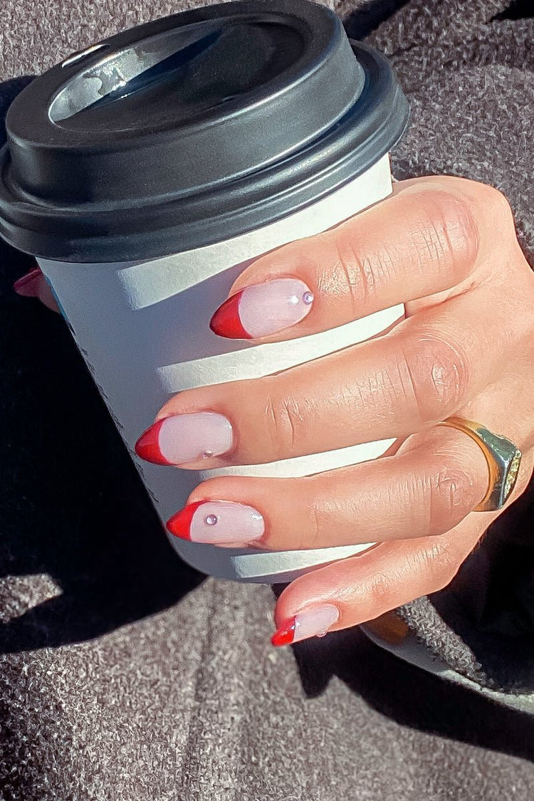 Red French Look – Gel Polish Look von Nailster