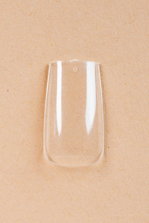 5 x Square Medium Clear Tipper